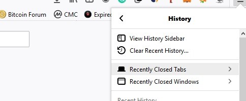 How to Reopen a Closed Tab