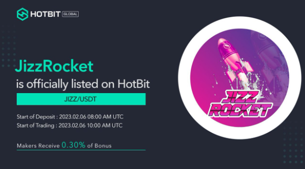Jizz Rocket Jizz Is Now Available For Trading On Hotbit Thecryptoupdates