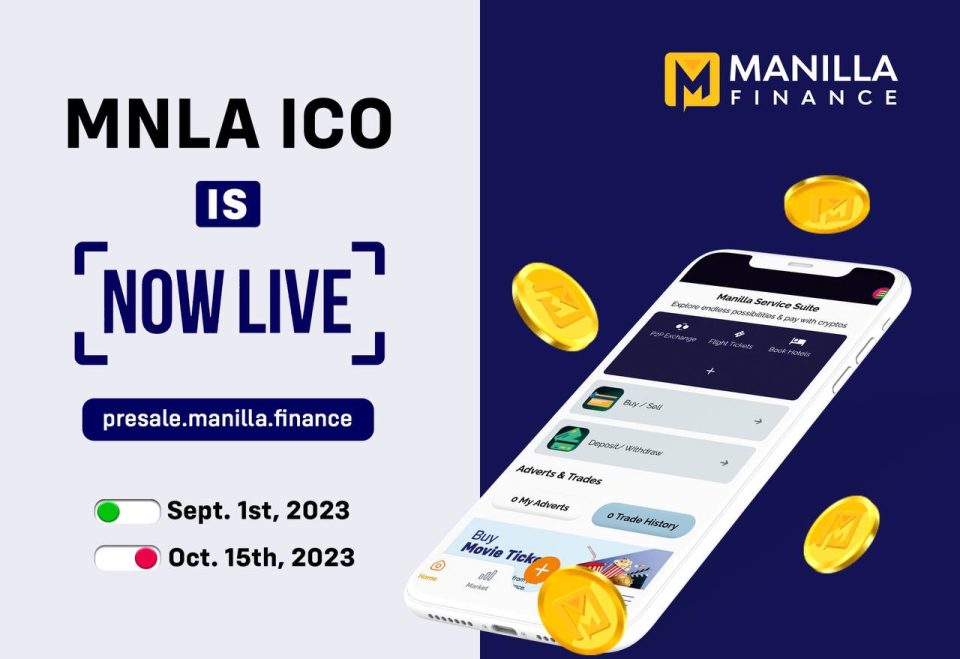 Manilla Finance Unveils Highly Anticipated ICO to Revolutionize the Web 3.0 Landscape