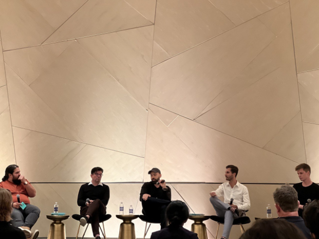 Chronicle’s Niklas Kunkel discussing real world assets on blockchain at the RWA Summit with Steakhouse Financial, Circle, Kinto, and Centrifuge.