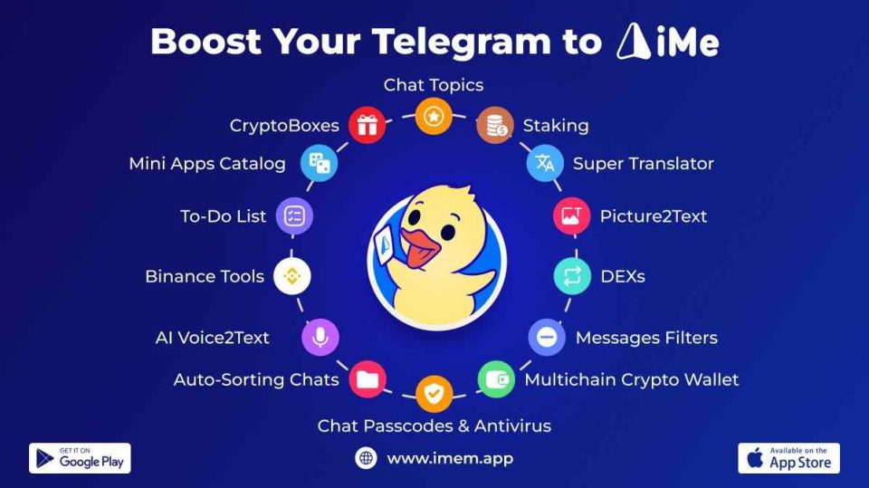 iMe Launches Advanced AI, DeFi, and Non-Custodial Wallet Features in Telegram-Based SuperApp