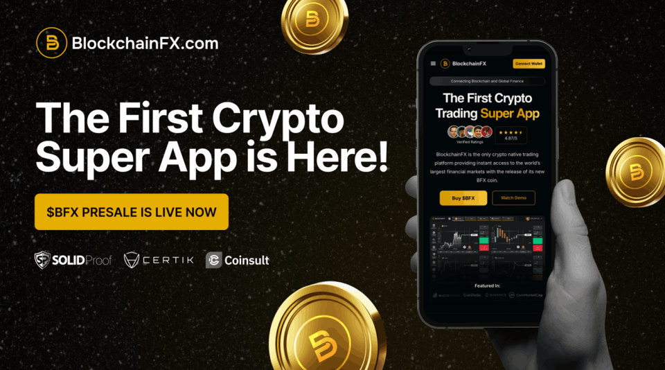 Aave’s Price Prediction Points to $350 by Year-End – But BlockchainFX Presale Could Deliver 1000x Potential