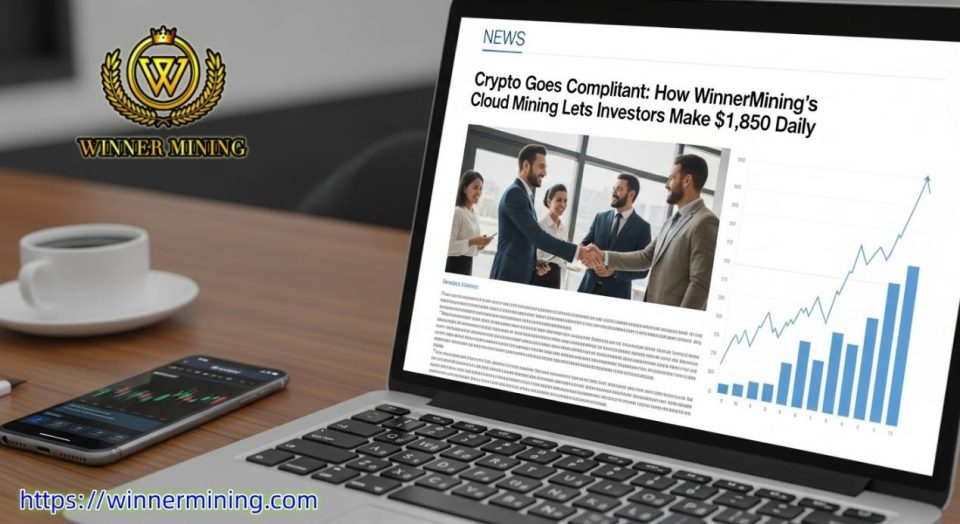 Crypto Goes Compliant: How WinnerMining’s Cloud Mining Lets Investors Make $1,850 Daily