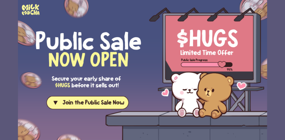 Whitelist Gone, Hype Explodes: Milk Mocha’s $HUGS Presale Becomes 2025’s Top Meme Coin Buzz!