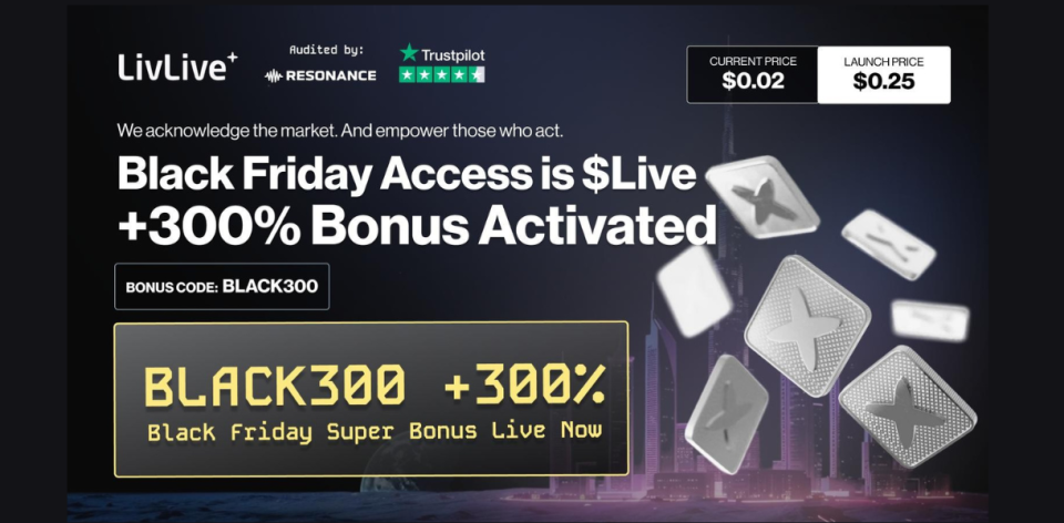 5 Coins Every Investor Is Rushing Into: LivLive's Bonus Window Creates the Biggest Presale Opportunity of 2025