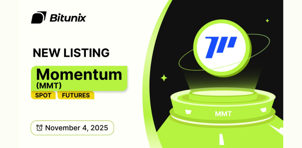 Bitunix Officially Lists Momentum (MMT) Following Its Successful Token Generation Event