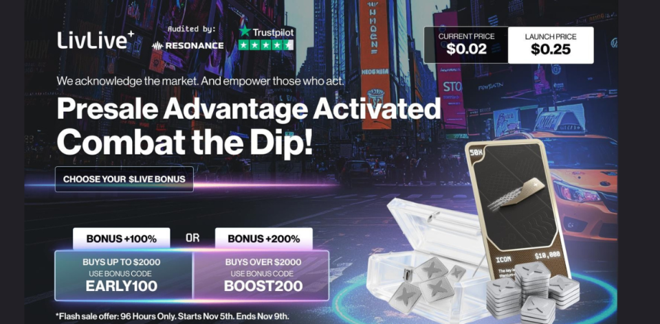Best Cryptos under $1: How LivLive ($LIVE) at $0.02 Could Skyrocket 50x by Launch