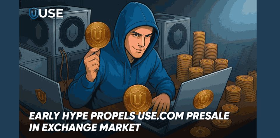 USE.com Presale Emerges as a Major Contender in the Exchange Market as Early Hype Reaches New Heights