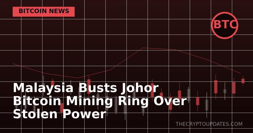 Malaysia Busts Johor Bitcoin Mining Ring Over Stolen Power