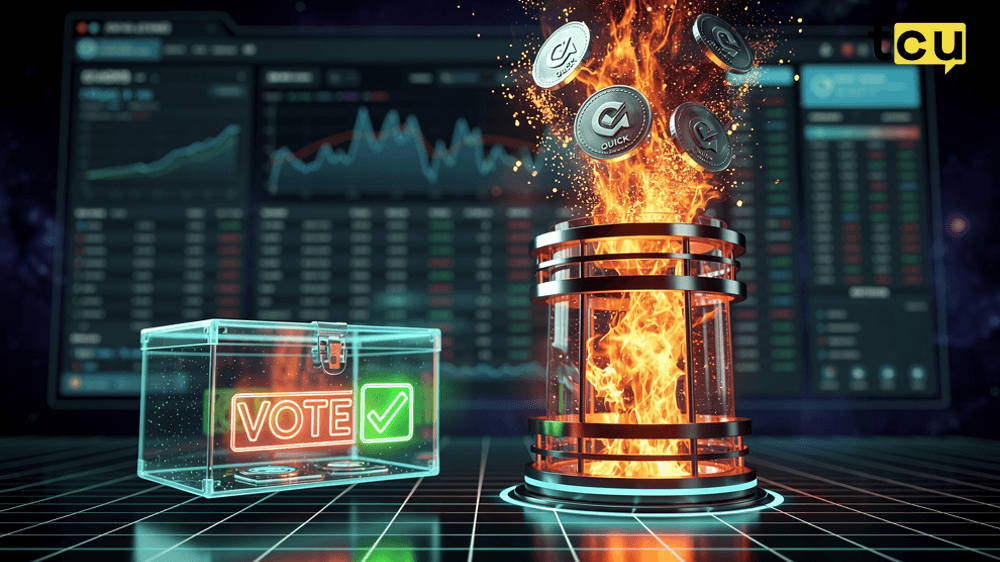 QuickSwap Burns 20M $QUICK Tokens After Community Vote
